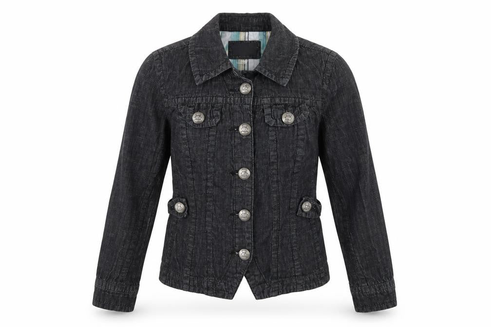 Live a Little Womens Black   Jacket  Size S