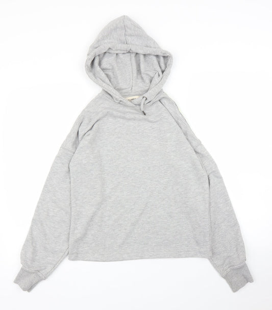 Pull&Bear Womens Grey   Pullover Hoodie Size XS