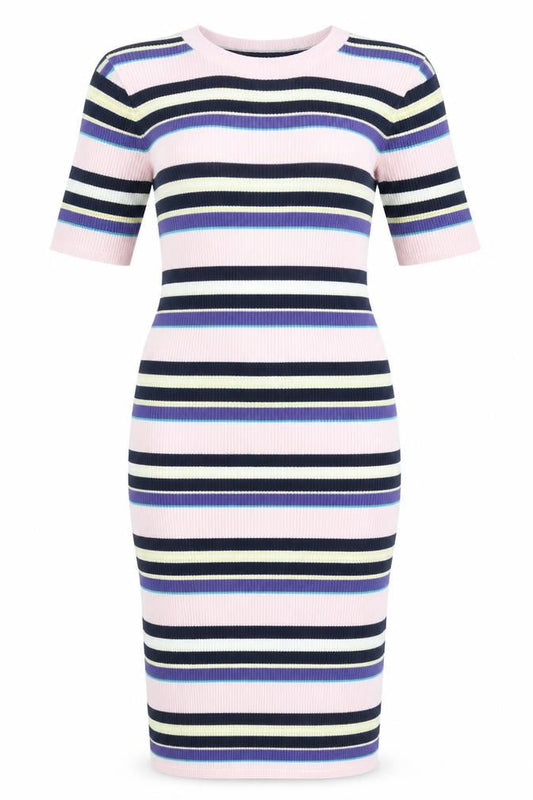Swell Womens Pink Striped  Jumper Dress  Size 10
