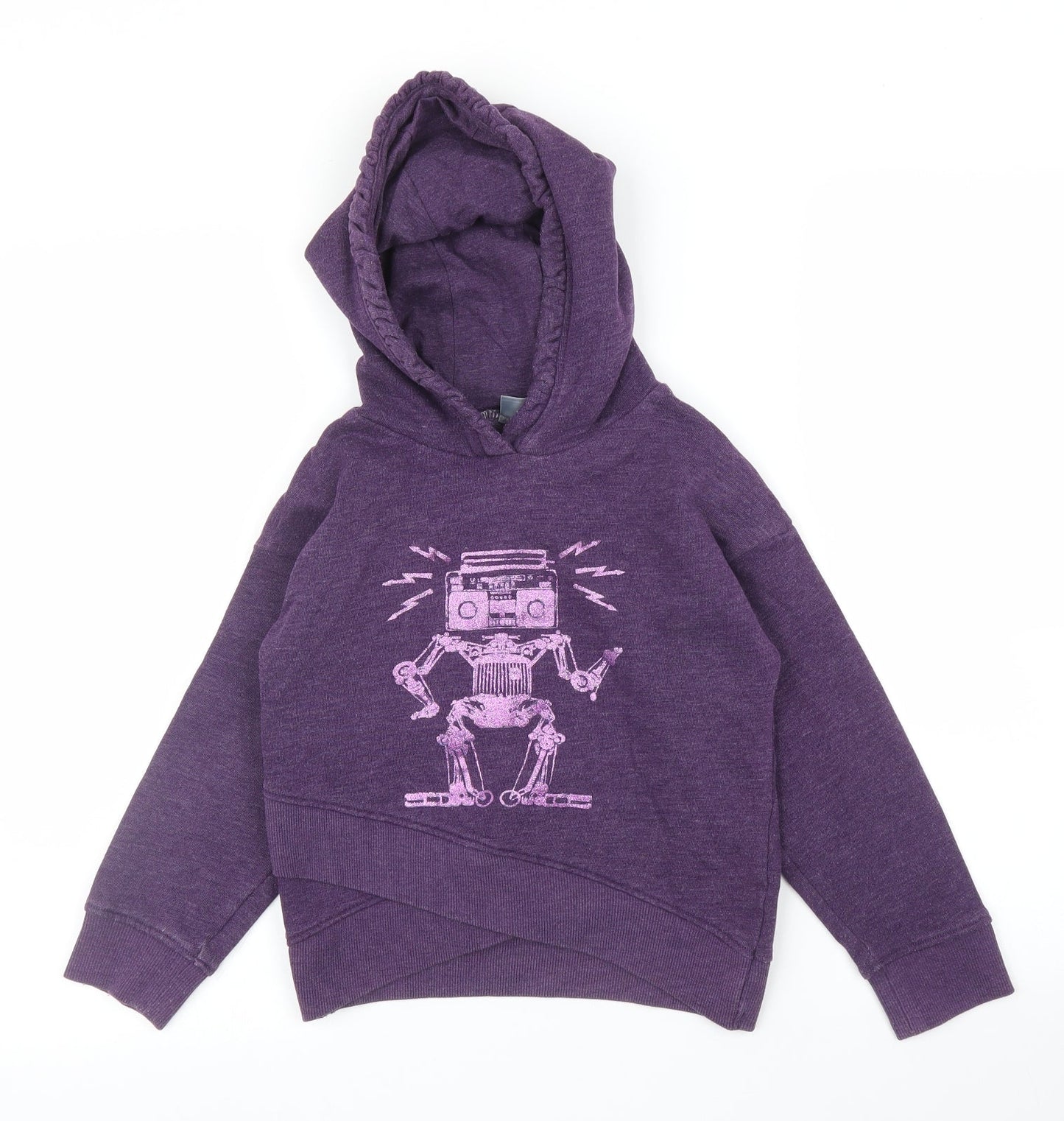 NEXT Girls Purple   Pullover Hoodie Size 7 Years