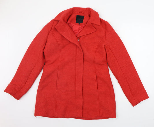 New Look Womens Red   Jacket Coat Size 12