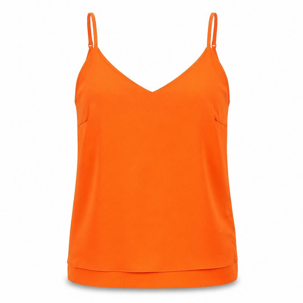 George Womens Orange   Basic Blouse Size 12