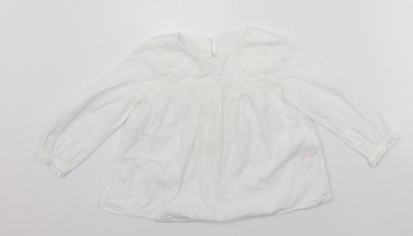 TU Baby White   Basic Button-Up Size 18-24 Months