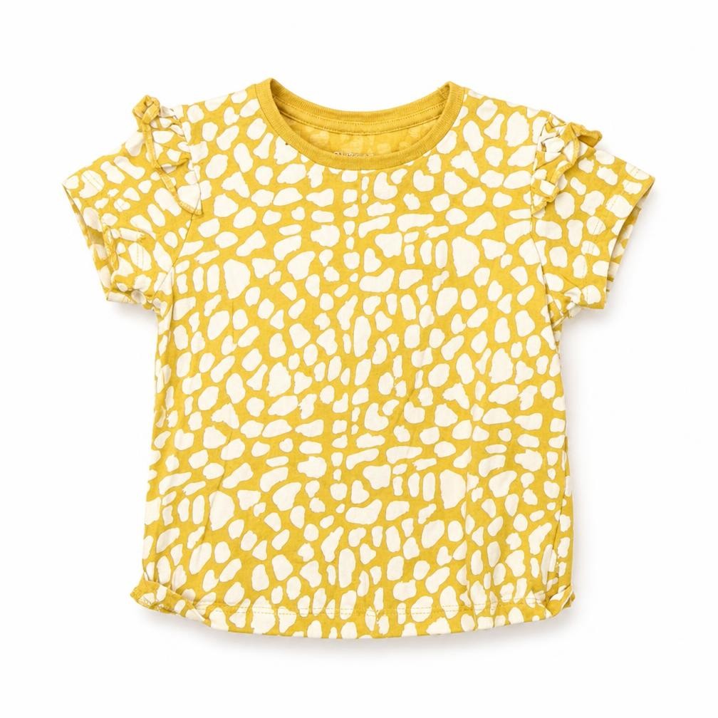 Primark Baby Yellow Geometric  Basic T-Shirt Size 18-24 Months