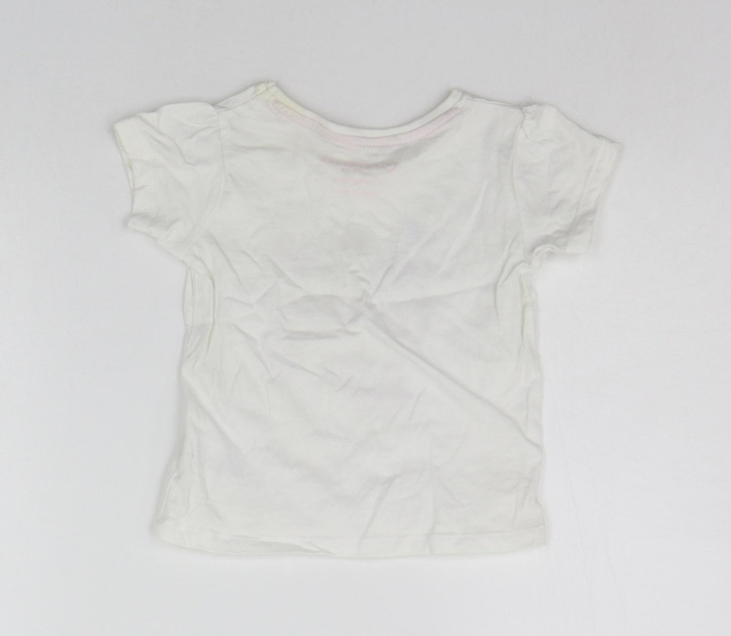 Primark Baby White   Basic T-Shirt Size 12-18 Months