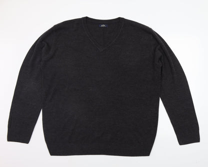 Preloved Matalan Mens Grey   Pullover Jumper Size 2XL - Front