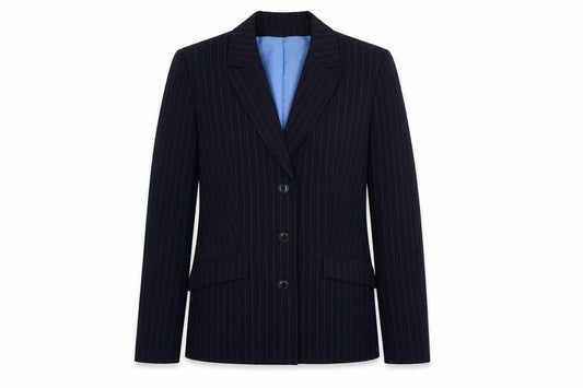 Dorothy Perkins  Womens Blue Striped  Jacket Blazer Size 12