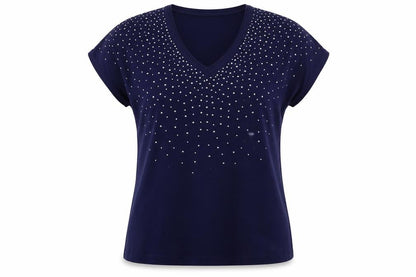 Marble   Womens Blue   Basic Polo Size L