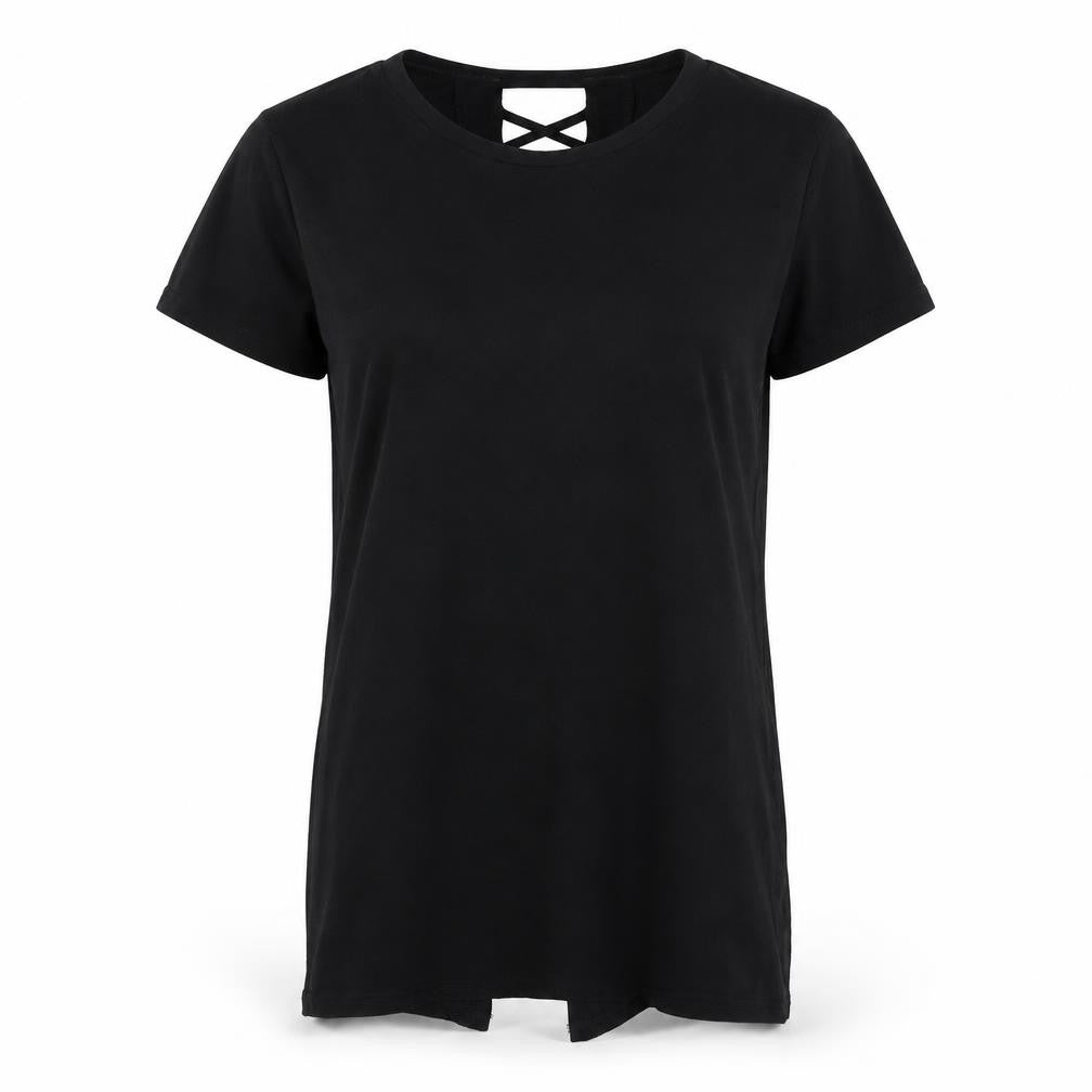 River Island  Womens Black   Basic T-Shirt Size 8
