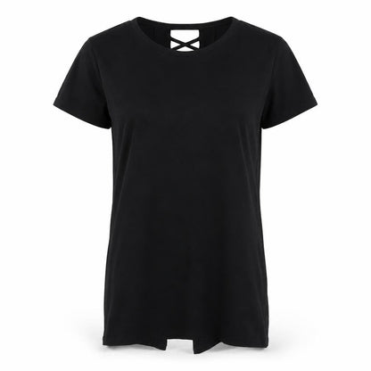 River Island  Womens Black   Basic T-Shirt Size 8