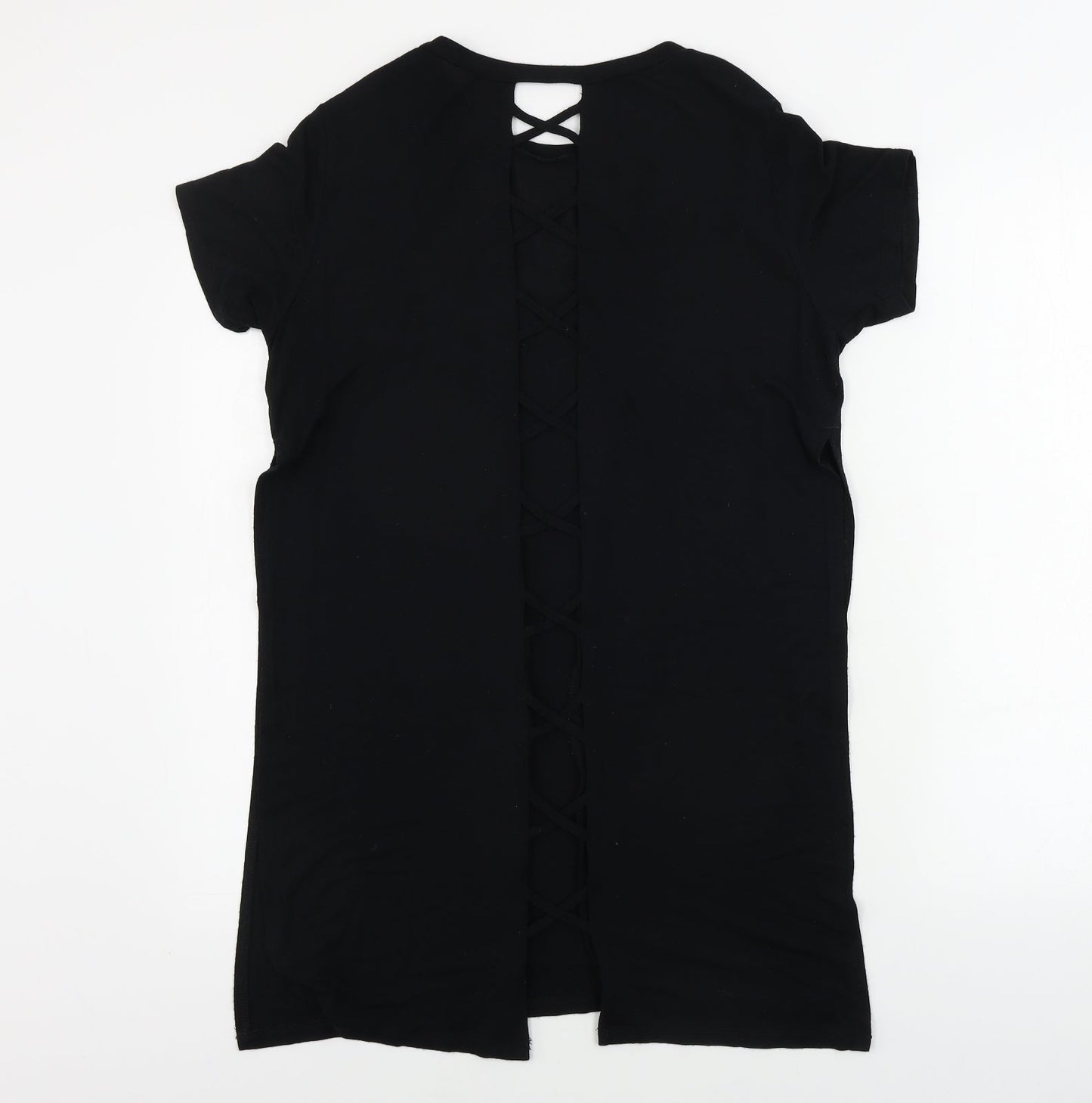 River Island  Womens Black   Basic T-Shirt Size 8