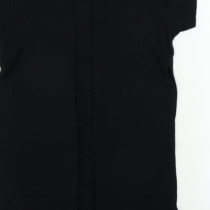 River Island  Womens Black   Basic T-Shirt Size 8