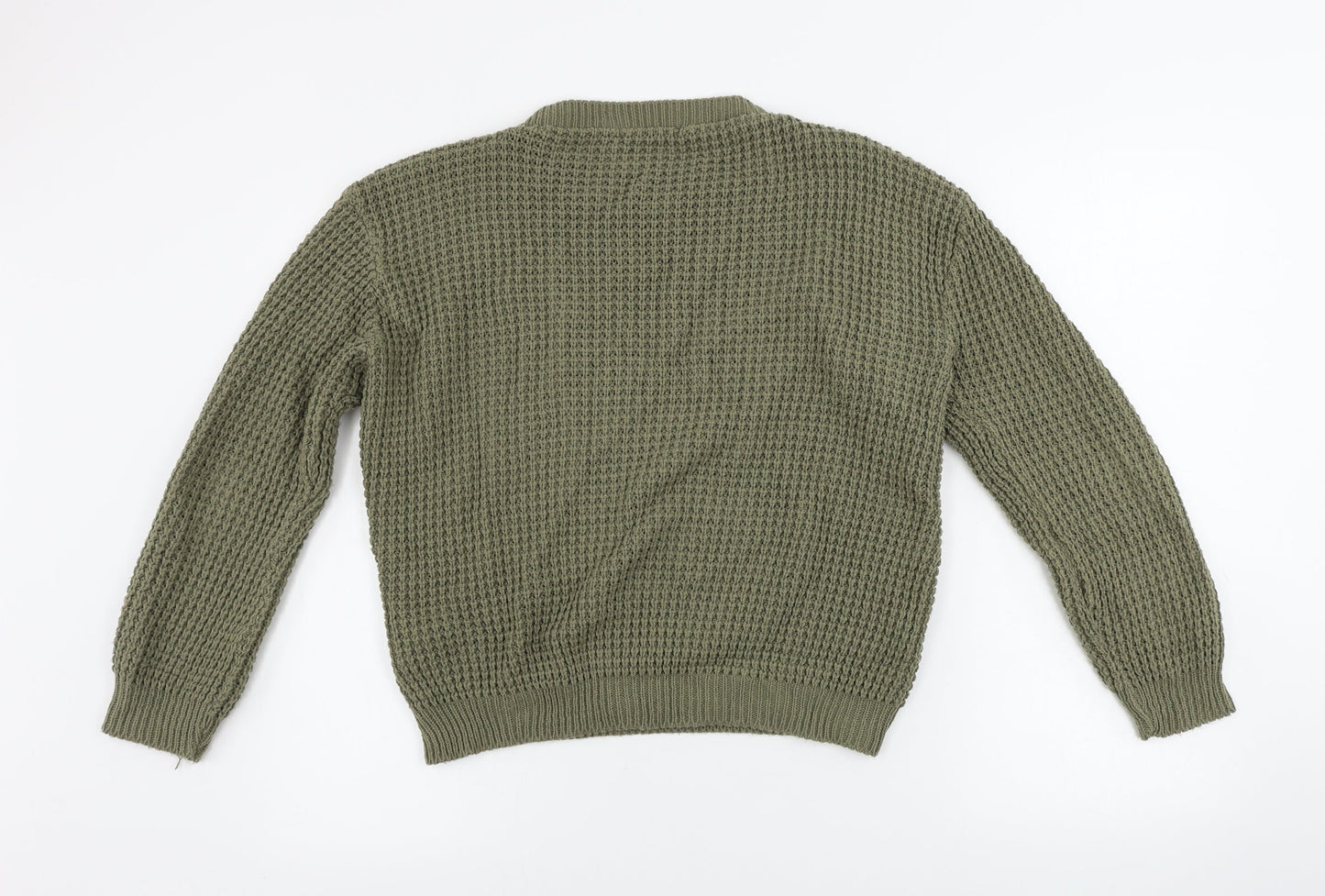 glamourus Womens Green   Pullover Jumper Size 8