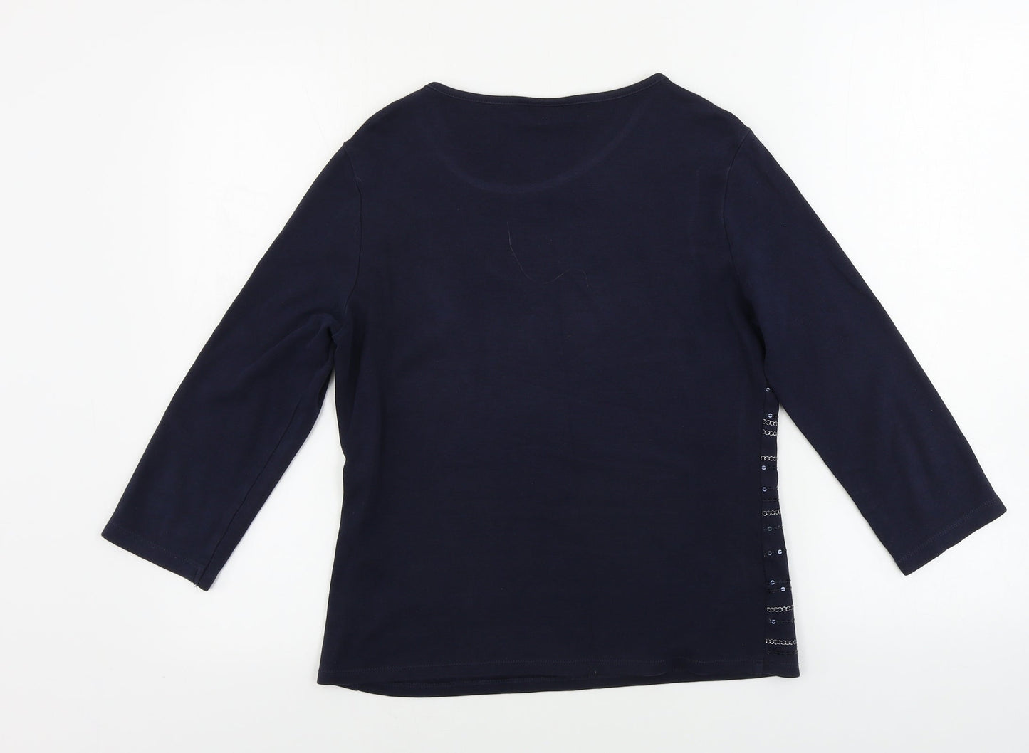 Country Casuals  Womens Blue   Basic T-Shirt Size S