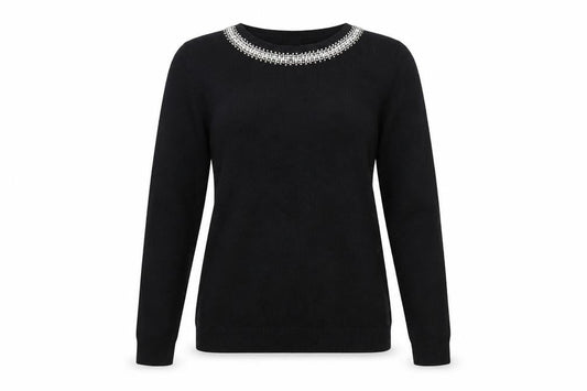 Wallis Womens Black   Pullover Jumper Size S