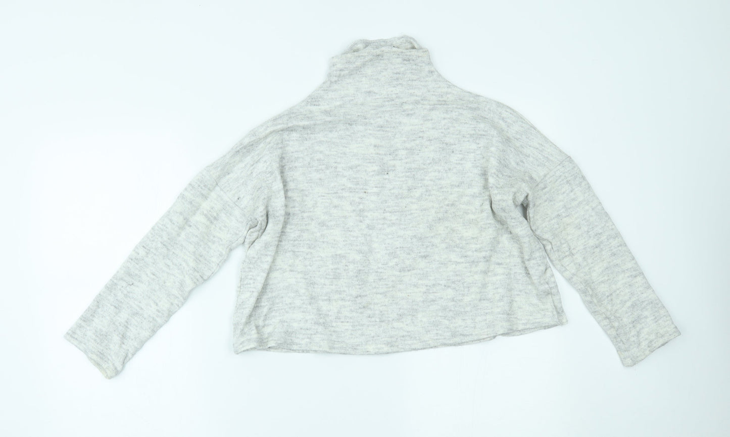 New Look Womens Grey   Basic Blouse Size 10