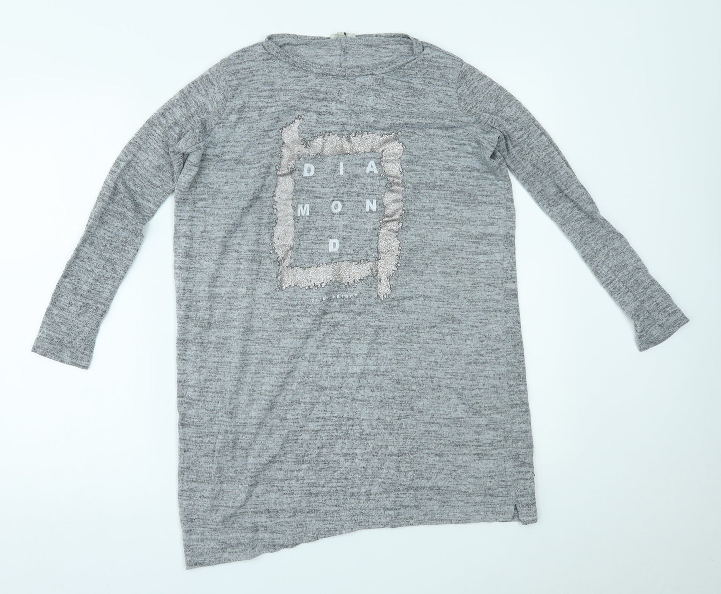 River Island Womens Grey   Basic Blouse Size 6