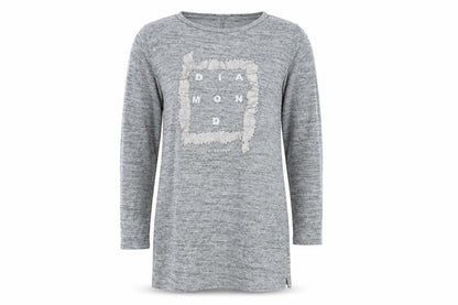 River Island Womens Grey   Basic Blouse Size 6