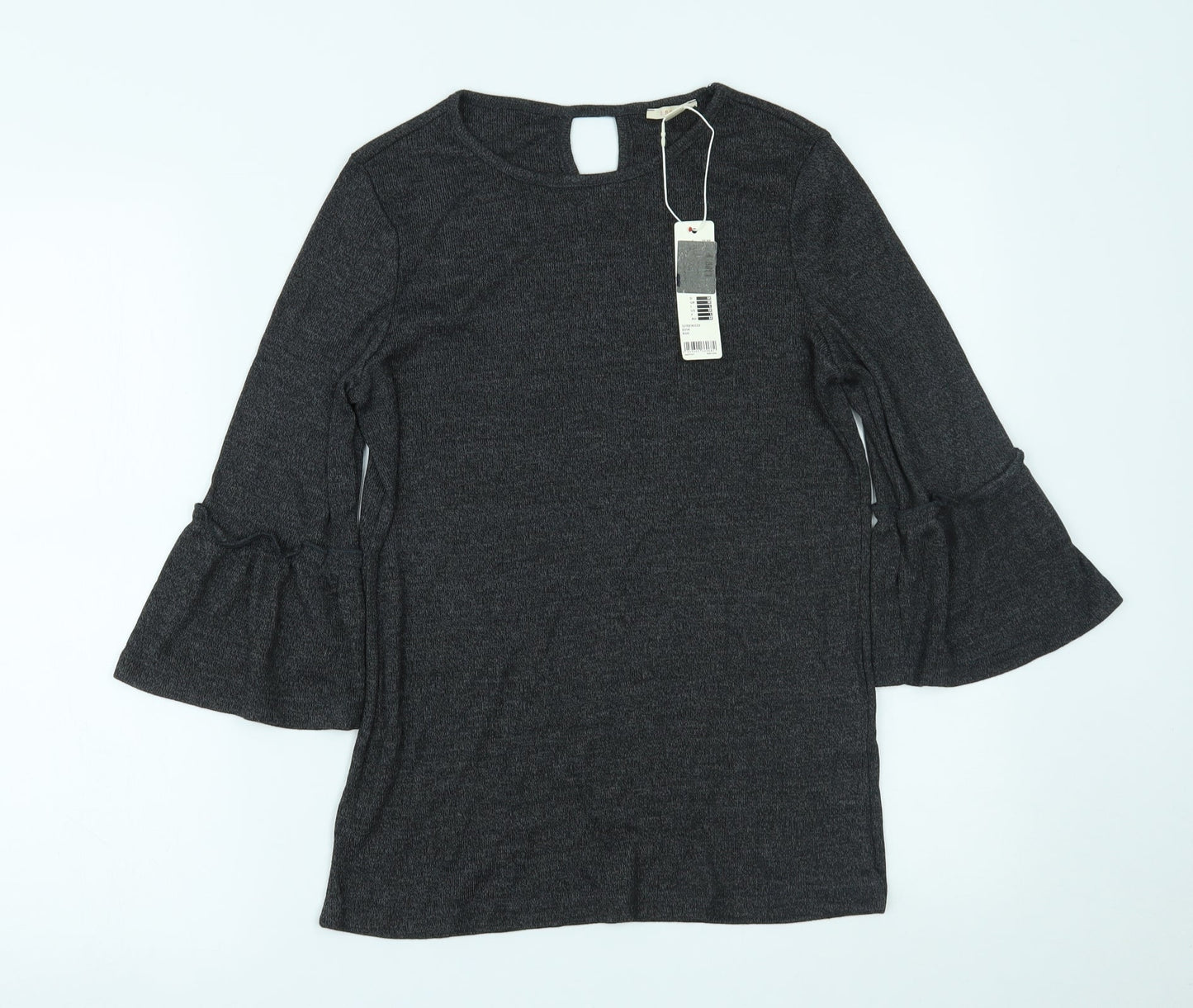 Spirit Womens Grey   Basic Blouse Size M