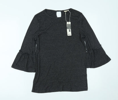 Spirit Womens Grey   Basic Blouse Size M