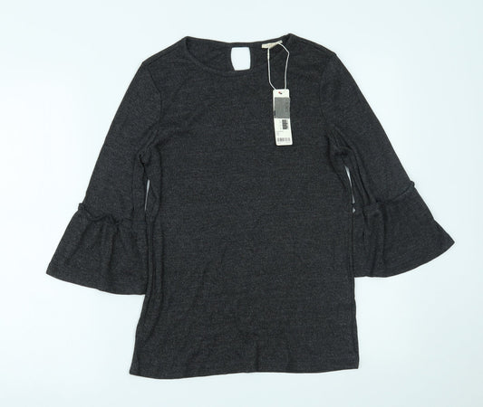 Spirit Womens Grey   Basic Blouse Size M