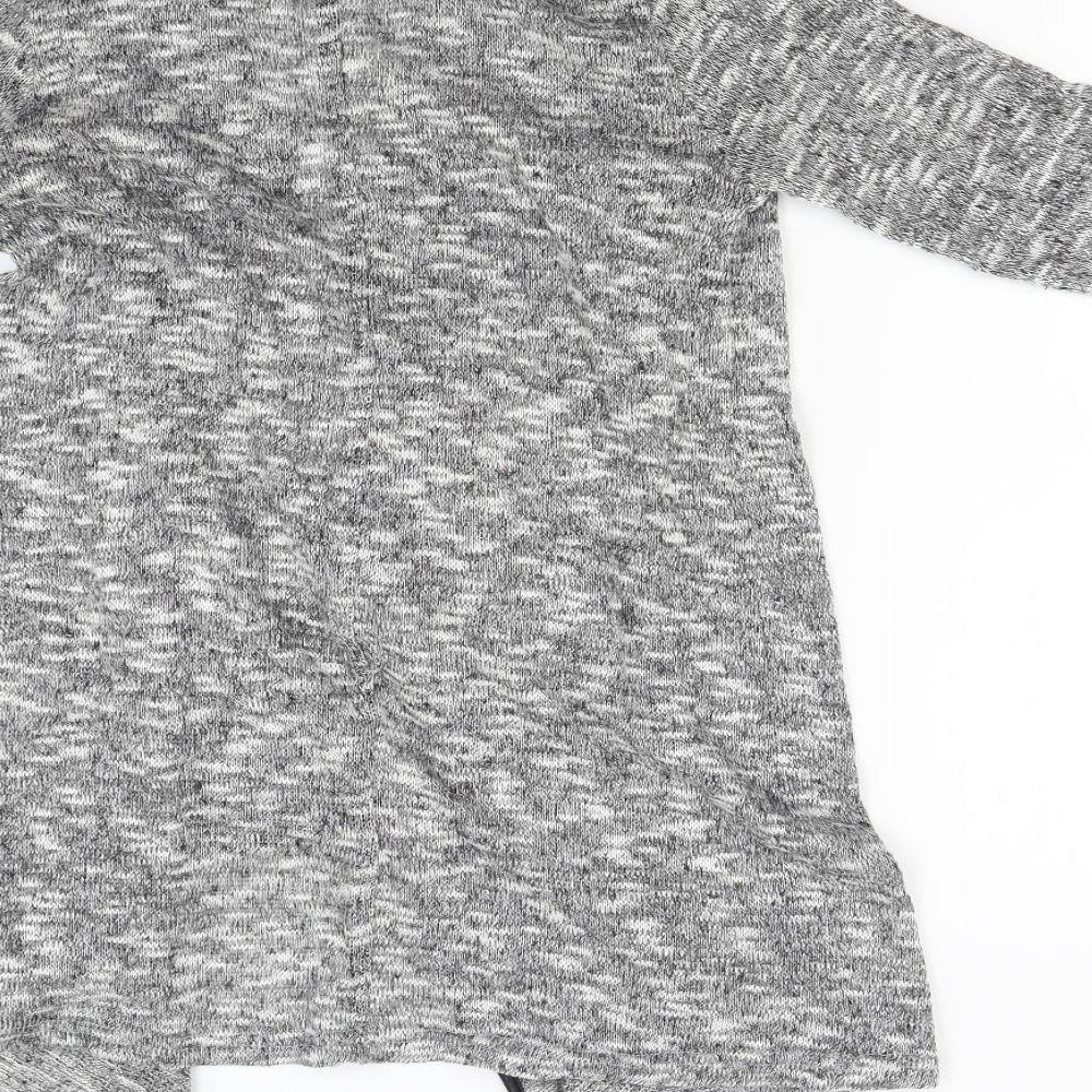 Miss Selfridge Womens Grey  Knit Cardigan Jumper Size S