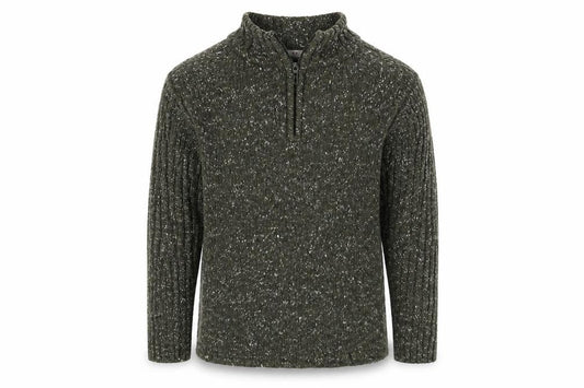 George Girls Green  Knit Henley Jumper Size 8-9 Years