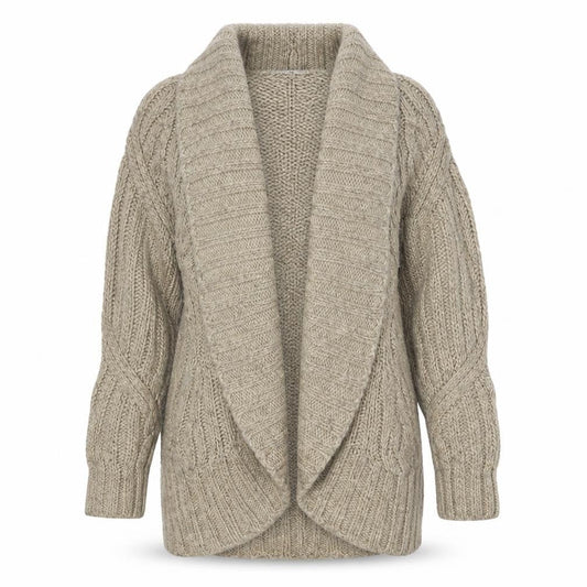 Tu Womens Brown  Knit Cardigan Jumper Size S