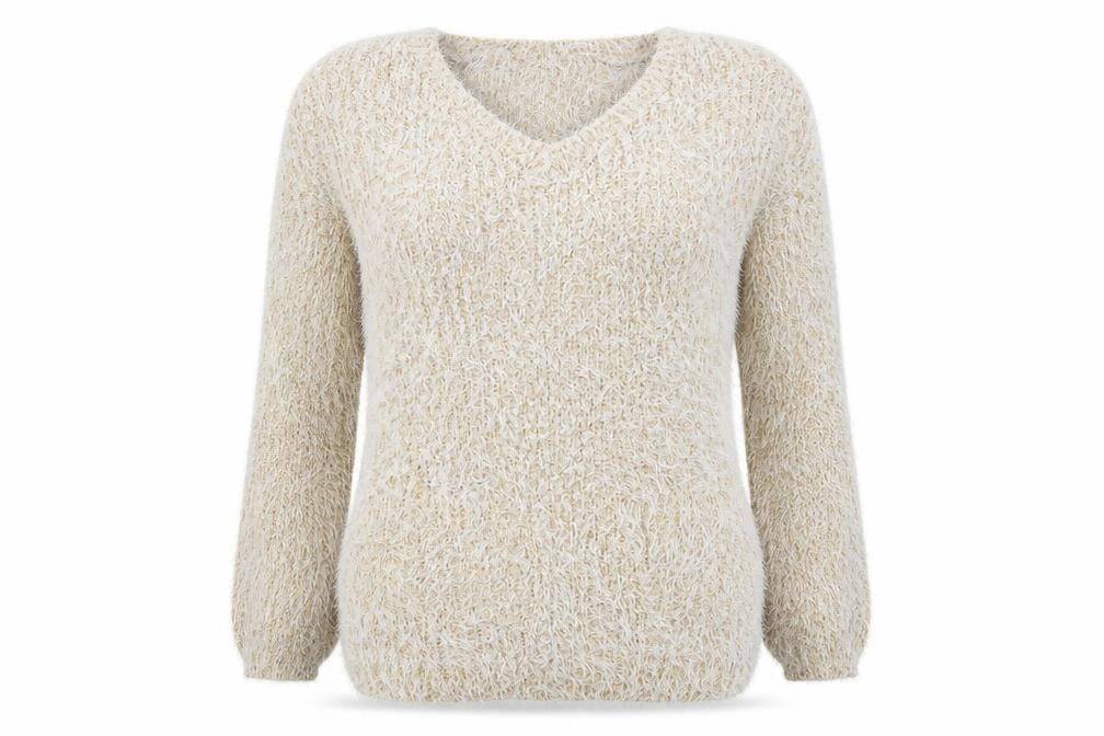 Buisdaei Womens Brown   Pullover Jumper Size M