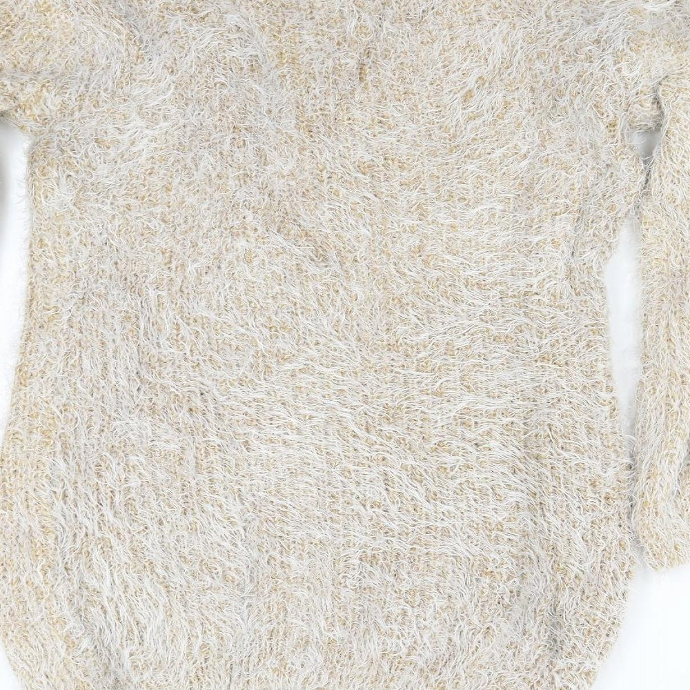 Buisdaei Womens Brown   Pullover Jumper Size M