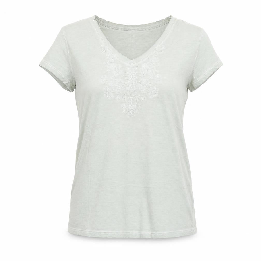 Belle & Rebel Womens Green   Basic T-Shirt Size S