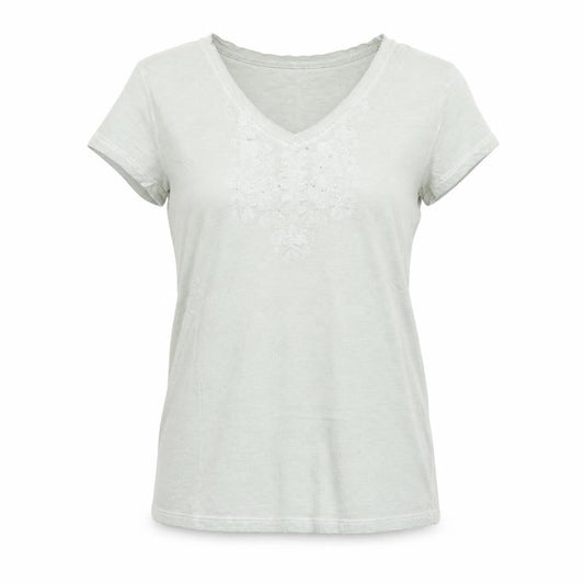 Belle & Rebel Womens Green   Basic T-Shirt Size S