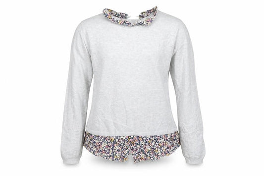 H&M Girls Grey  Knit Pullover Jumper Size 8 Years