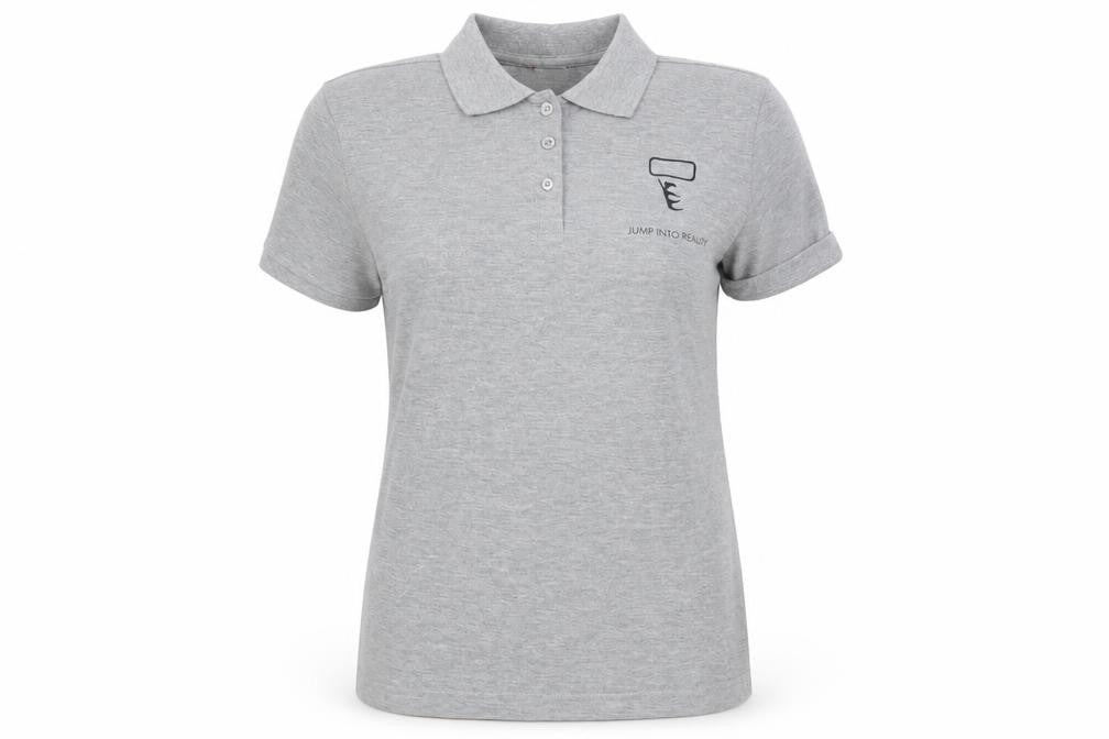 Clique Womens Grey   Basic Polo Size M  - Jump into Reality