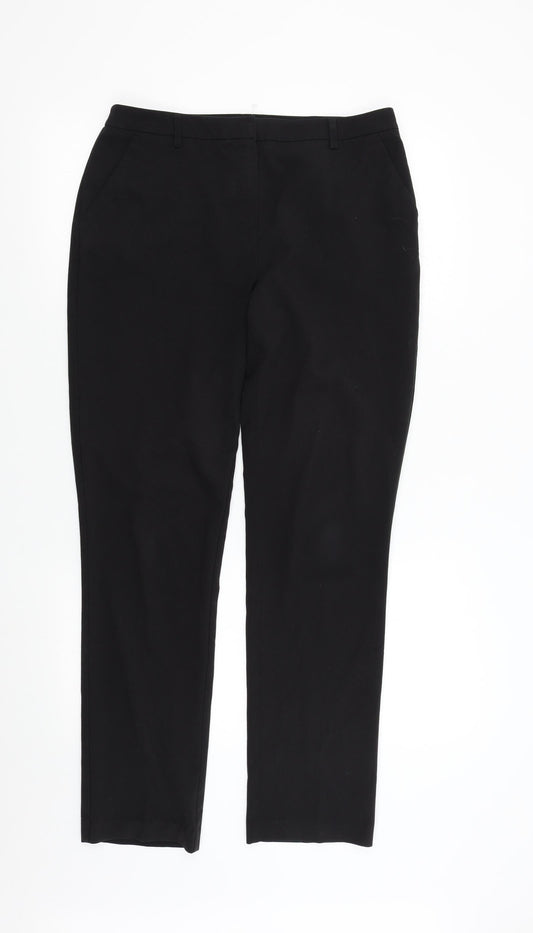 Papaya Womens Black   Trousers  Size 10 L30 in