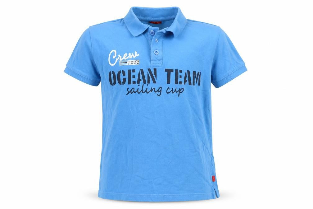 CFL Boys Blue   Basic Polo Size 12-13 Years