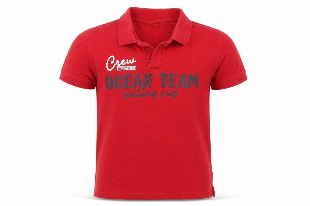 CFL Boys Red   Basic Polo Size 12-13 Years