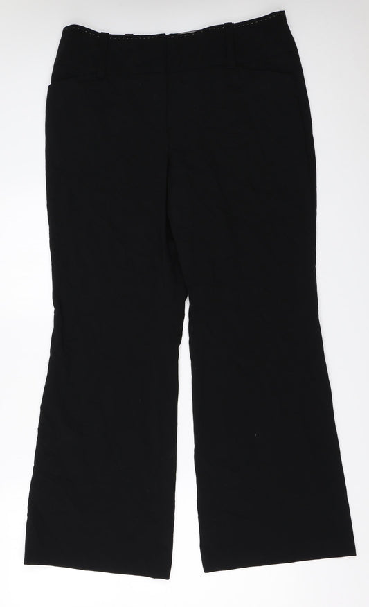 NEXT Womens Black   Trousers  Size 14 L30 in