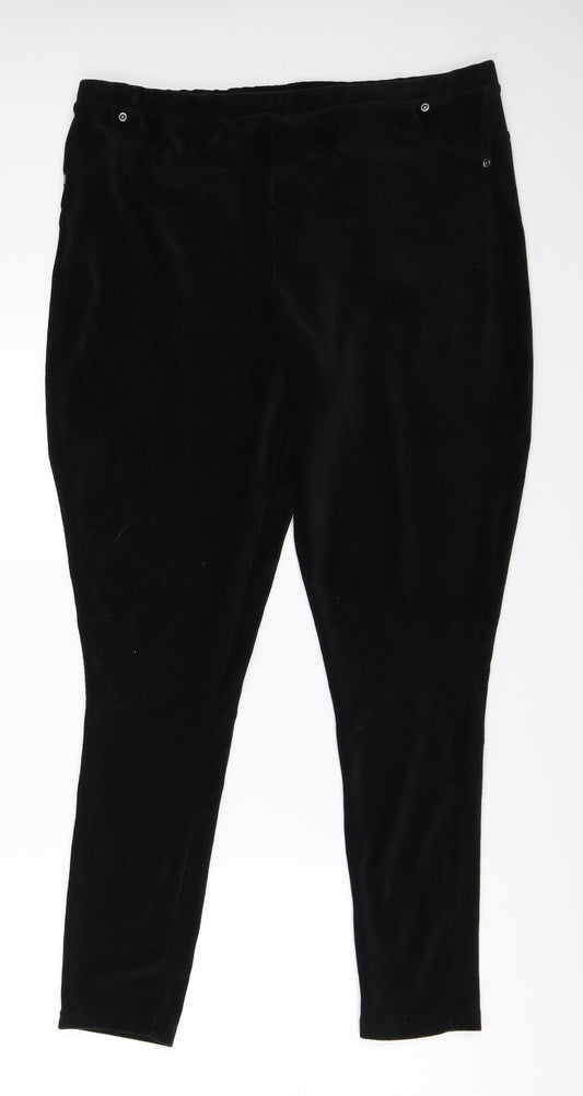 Preworn Womens Black   Capri Trousers Size L L27 in