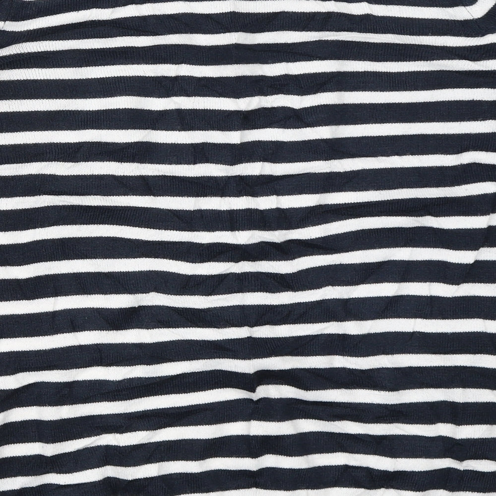 ESMARA Womens Blue Striped  Pullover Jumper Size S