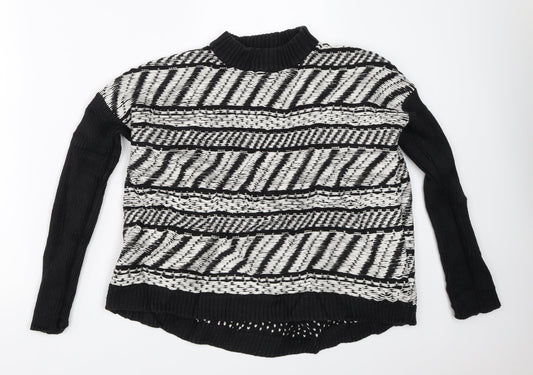 Label Lab Womens Black   Pullover Jumper Size 8