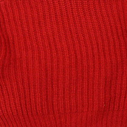 Preloved H&M Womens Red  Knit Pullover Sweatshirt Size M - Label