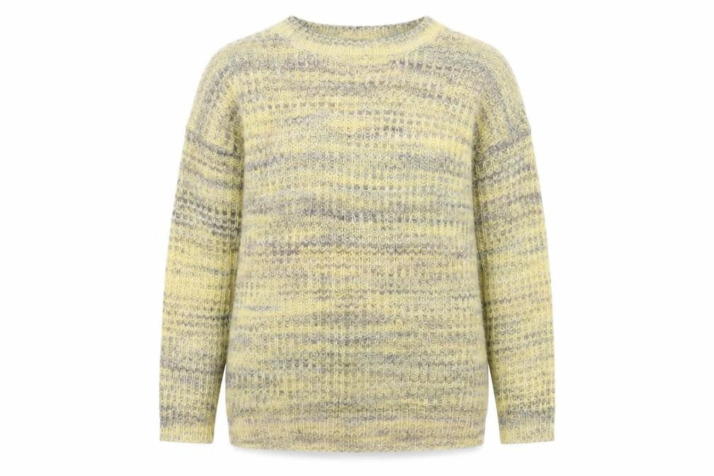 sprit Womens Yellow   Pullover Sweatshirt Size L