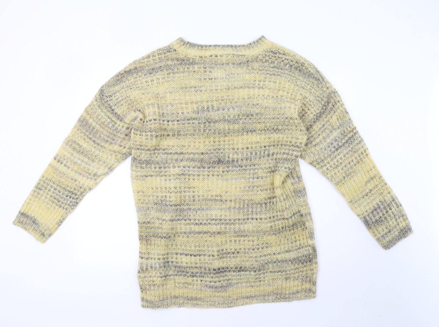 sprit Womens Yellow   Pullover Sweatshirt Size L
