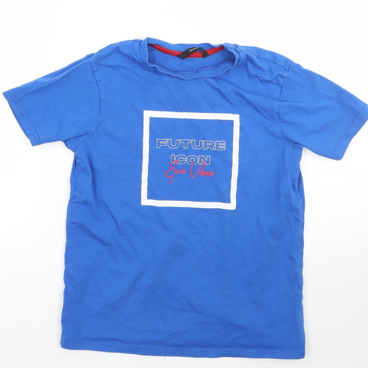 George Boys Blue   Basic T-Shirt Size 10-11 Years