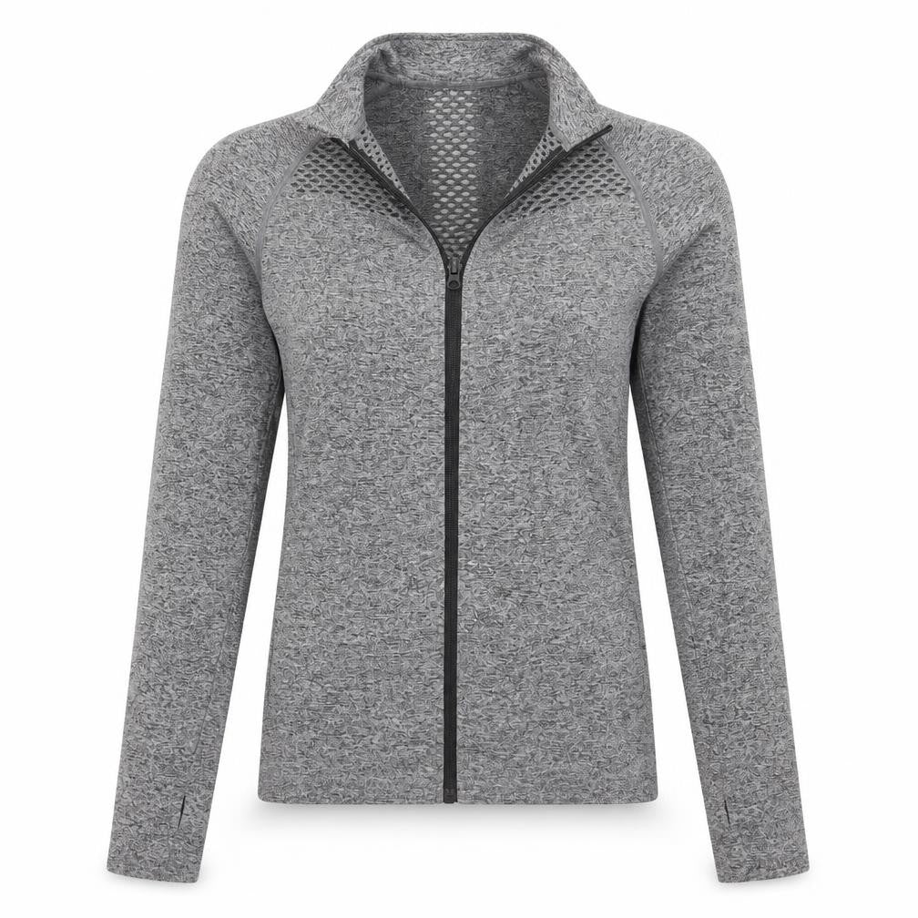 Work out Womens Grey   Jacket Coat Size 6