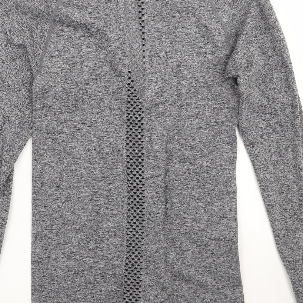 Work out Womens Grey   Jacket Coat Size 6