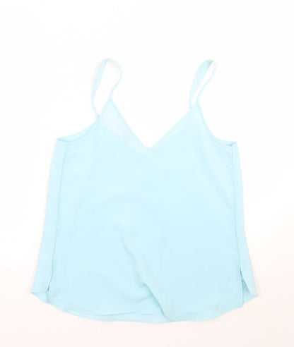 Preloved River Island Womens Blue   Basic Tank Size 8 - Back