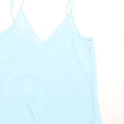 Preloved River Island Womens Blue   Basic Tank Size 8 - Label