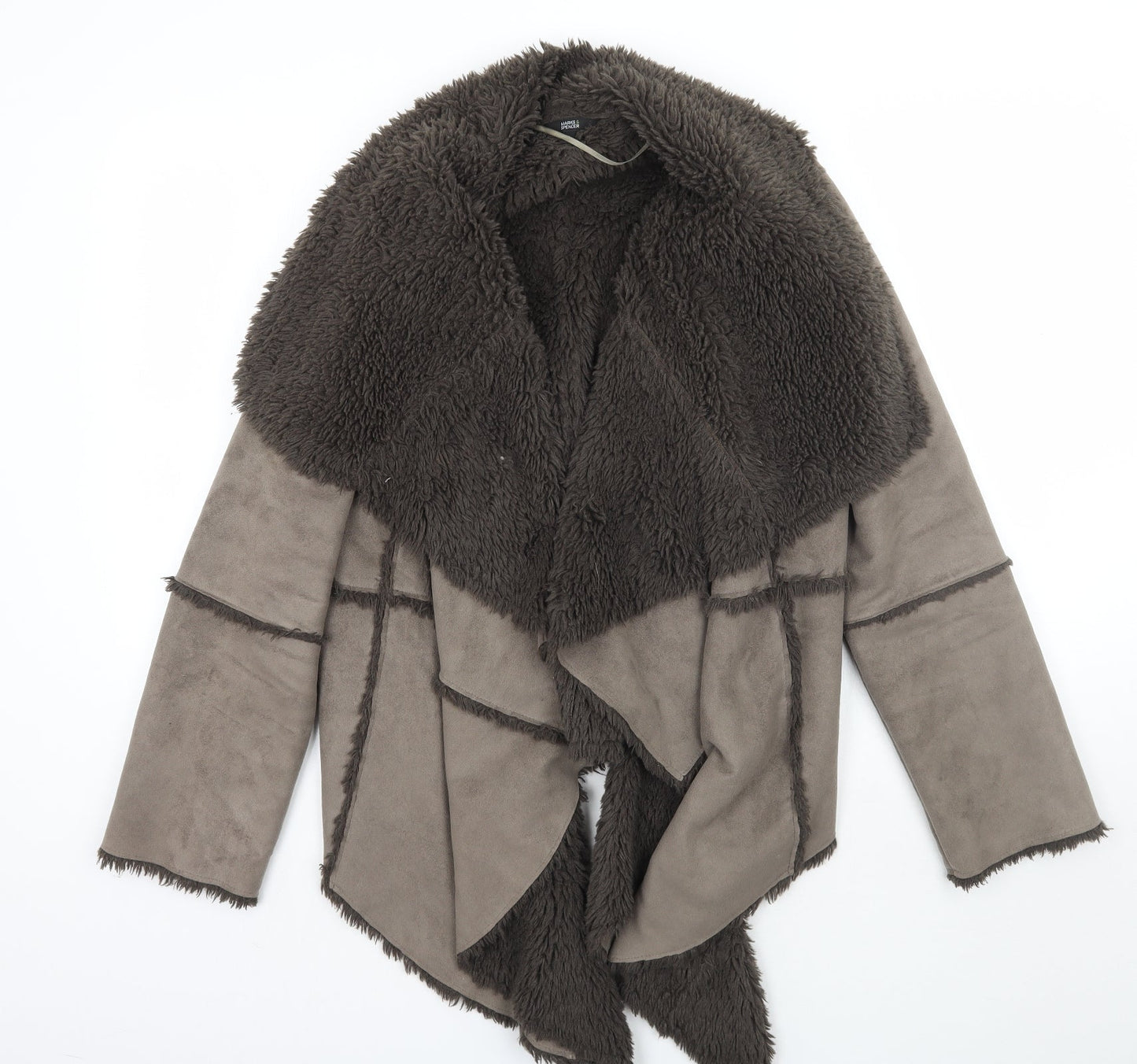 Marks and Spencer Womens Brown   Jacket Coat Size M